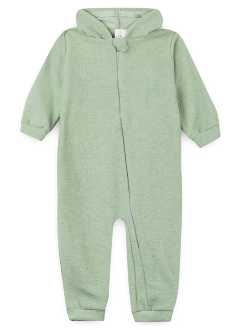 Macaco Beb Plush Capuz Duma Kids   Verde