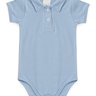 body bebe gola polo duma kids azul claro