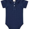 body bebe gola polo duma kids azul escuro