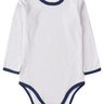 body bebe manga longa duma kids poa azul