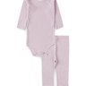 conjunto bebe canelado duma kids lilas