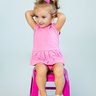body bebe vestido regata duma kids rosa acucarado