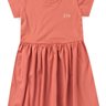 vestido liso verao infantil duma kids coral