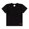camiseta bebe com bolso duma kids preto