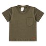 camiseta bebe com bolso duma kids verde