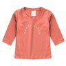 blusa infantil manga longa happy duma kids coral