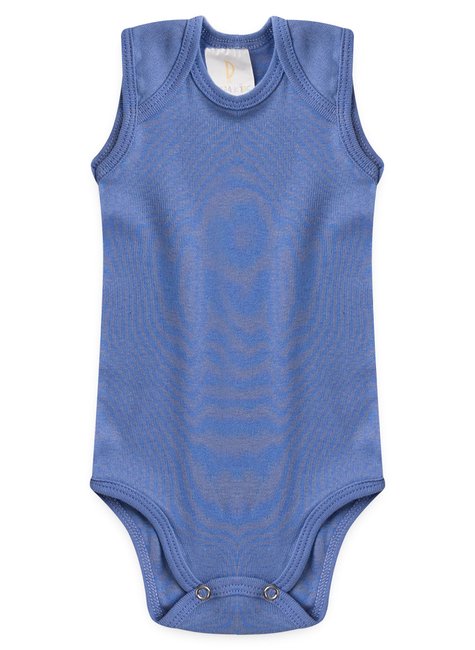 body bebe basico regata azul oceano