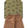 conjunto infantil verao regata dinossauro line duma kids verde musgo