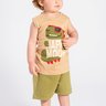 conjunto infantil verao regata dino happy mode duma kids areia 4