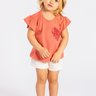 conjunto infantil verao frufru love your duma kids coral 4