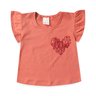 conjunto infantil verao frufru love your duma kids coral 2