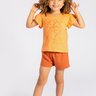 conjunto infantil verao frufru flor bem me quer duma kids laranja claro 5