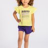 conjunto infantil verao frufru happy letter shorts meia malha duma kids melao 4