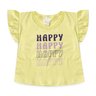 conjunto infantil verao frufru happy letter shorts meia malha duma kids melao 2