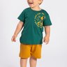 conjunto infantil verao camiseta monster skate duma kids verde murano 4