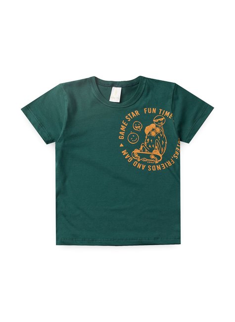 conjunto infantil verao camiseta monster skate duma kids verde murano 3