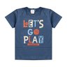 conjunto infantil verao camiseta let s go duma kids azul entardecer 2