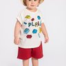 conjunto infantil verao camiseta lego play duma kids off white 3
