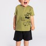 conjunto infantil verao camiseta jacare skate duma kids verde musgo 5