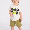 conjunto infantil verao camiseta funny monster duma kids off white 5