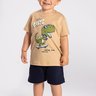 conjunto infantil verao camiseta dino rex skate duma kids areia 4