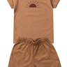 conjunto infantil verao basico sol duma kids camelo