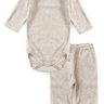 conjunto bebe canelado duma kids mescla foto nova