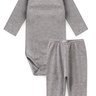 conjunto bebe canelado duma kids cinza foto nova 5
