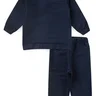 conjunto infantil inverno capuz duma kids azul marinho
