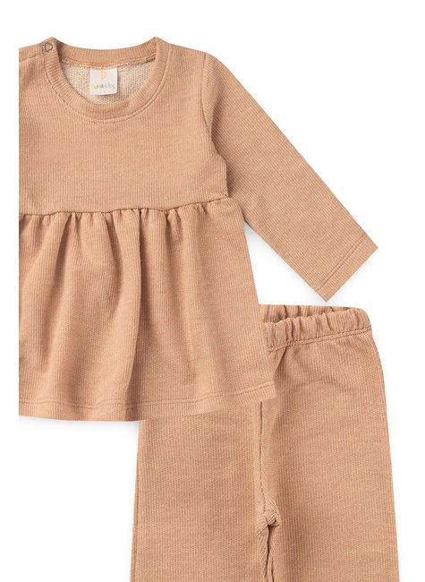 conjunto infantil inverno bata cotele duma kids areia 4