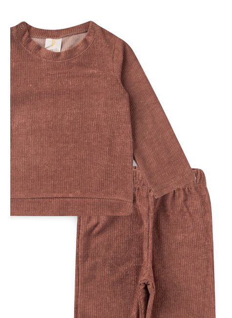 conjunto infantil inverno cotele duma kids castanho 4
