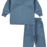 conjunto infantil inverno capuz duma kids azul envelhecido