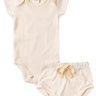 conjunto bebe body e tapa fralda canelado duma kids baunilha