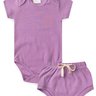Conjunto Beb Body e Tapa Fralda Canelado Duma Kids Lils