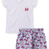 Conjunto Infantil Vero FruFru Lao Duma Kids Branco