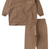 conjunto infantil inverno capuz chocolate duma kids