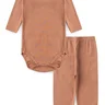 Conjunto Beb Canelado Mocha Mousse