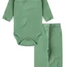 Conjunto Beb Canelado Duma Kids Verde Envelhecido