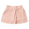 conjunto infantil verao alcinha e shorts saia canelado duma kids pessego 2