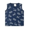 conjunto infantil verao regata tracos dino duma kids azul marinho 2