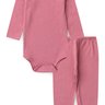 conjunto bebe canelado duma kids rosa envelhecido 2